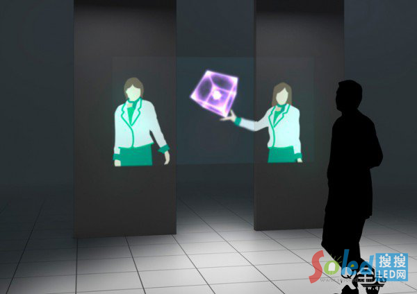 三菱研發(fā)出“空中展示”技術(shù) 人可穿影像而過(guò)